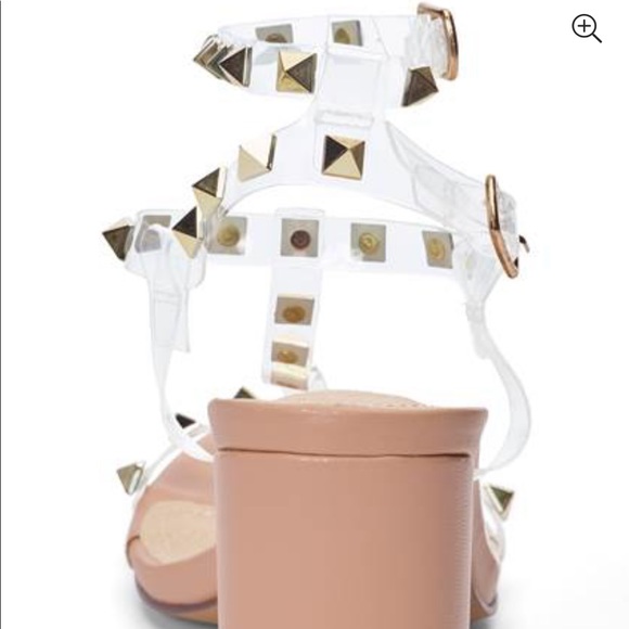 Studded Heels size 8.5 USED very fancy summery & comfortable. No box - Picture 5 of 10